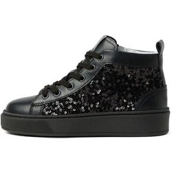 NeroGiardini Kinderschuhe Perseo T.Paillettes Chic 22 T.Brill Antracite Tr D