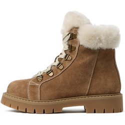 NeroGiardini Kinderstiefel Velour Montone Cappuccino Tr Pachino Dragan 40