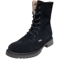 Sabalin Stiefeletten Schnuerstiefel Velour Black 54-5340