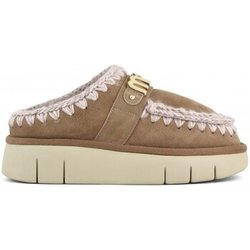 Mou  Hausschuhe Bounce Clog Metall Logo Rosa Braun