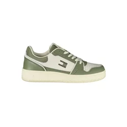 Tommy Hilfiger Herren Grüne Sportschuhe Sneakers, Größe 40