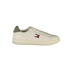 Tommy Hilfiger Herren Weiße Sportschuhe Sneakers EM0EM01596 BIMR6, Größe 40