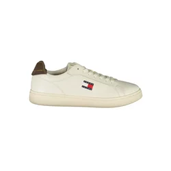 Tommy Hilfiger Herren Weiße Sportschuhe Sneakers EM0EM01596 BI0LE, Größe 40
