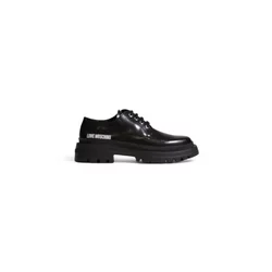 Love Moschino Herbst/Winter Schnürschuhe Damen Schwarz, Größe 36
