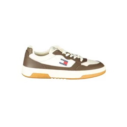 Tommy Hilfiger Herren Weiße Sportschuhe Sneakers EM0EM01443BI0LI, Größe 40