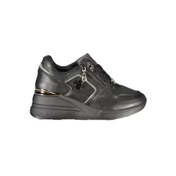 Laura Biagiotti Schwarze Sportschuhe Damen Sneakers 9251 Neblack, Größe 37
