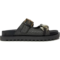 Guess Elegance Slip-On Sandalen Schwarz, Größe 35