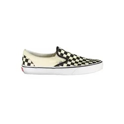 Kariert Klassische Vans Slip-On mit Kontrastdetails, Größe 41