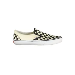 Kariert Klassik Slip-On Sneaker mit Elastikband und Logo, Größe 36