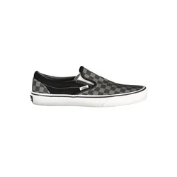 Karo Slip-On Sneaker mit Kontrastdetails und Logo, Größe 41