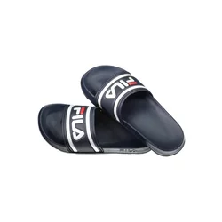 Fila Morro Bay Slipper - Blaue Logo-Pantoletten mit Kontrastdetails, Größe 36