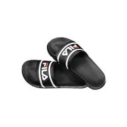 Fila Morro Bay Pantoletten Schwarz mit Logo und Kontrastdetails, Größe 43