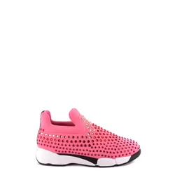 Pinko Strass Sneaker Rosa Damen Frühjahr Sommer, Größe 36