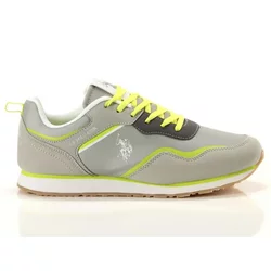 "U.S. Polo Assn. Damen-Sneaker Neon-Gelb Wildleder", Größe 35