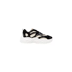Armani Exchange Damen Herbst/Winter Sneakers Schwarz mit Schnürverschluss, Größe 35