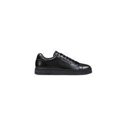 Armani Exchange Herbst Winter Ledersneaker Schwarz Herren, Größe 40