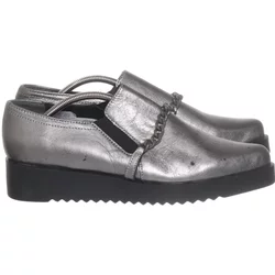 Heine - Loafers - Damen - Größe: 38 - Silber
