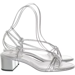 H&M - Sandaletten - Damen - Größe: 38 - Silber