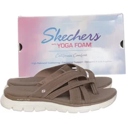 Skechers - Pantoletten - Damen - Größe: 39 - Braun