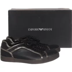 Emporio Armani - Sneaker - Größe: 40.5 - Schwarz