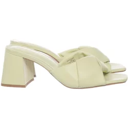 Stradivarius - Mules - Damen - Größe: 39 - Gelb