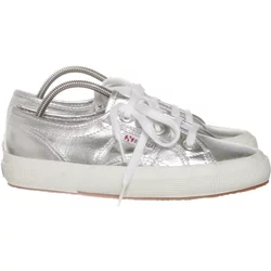 Superga - Canvas Sneaker - Damen - Größe: 36 - Silber