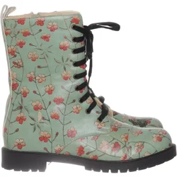 Dogo - Schnürstiefel - Damen - Größe: 40 - Grün