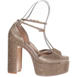 Mango - Sandaletten - Damen - Größe: 35 - Braun