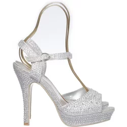 Krasceva - High Heels - Damen - Größe: 39 - Silber