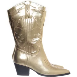 PrettyLittleThing - Cowboyboots - Damen - Größe: 40.5 - Gold