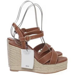Mango - Keilschuhe - Damen - Größe: 37 - Braun