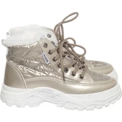 F-Ashion - Schnürstiefel - Damen - Größe: 35 - Gold