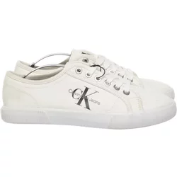 Calvin Klein Jeans - Canvas Sneaker - Größe: 37 - Weiß