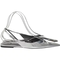 Zara - Sandalen - Damen - Größe: 40 - Silber