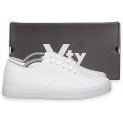 Vty - Canvas Sneaker - Damen - Größe: 39 - Weiß