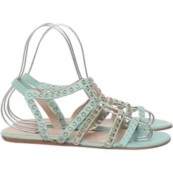 Pura Lopez - Sandalen - Damen - Größe: 37.5 - Türkis