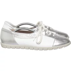 Ledoni - Halbschuhe - Damen - Größe: 39 - Silber