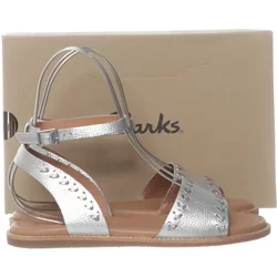 Clarks - Sandalen - Damen - Größe: 37.5 - Silber