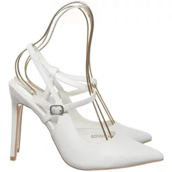 Boohoo - High Heels - Damen - Größe: 39 - Weiß