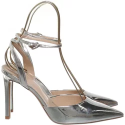 Mango - Sandaletten - Damen - Größe: 38 - Silber