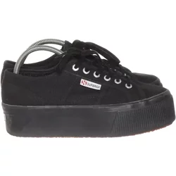 Superga - Canvas Sneaker - Damen - Größe: 37 - Schwarz