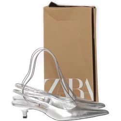 Zara - High Heels - Damen - Größe: 40 - Silber