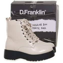 D.Franklin - Schnürstiefel - Damen - Größe: 37 - Beige