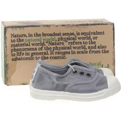 Natural World - Canvas Sneaker - Größe: 22 - Grau
