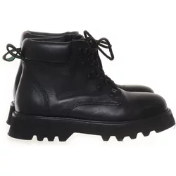 Zara - Schnürstiefel - Größe: 35 - Schwarz