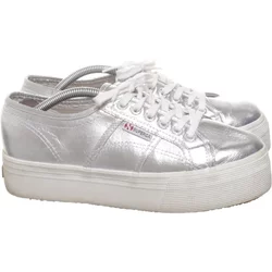 Superga - Canvas Sneaker - Damen - Größe: 40 - Silber