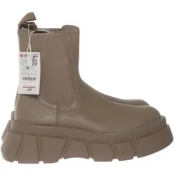 Pull & Bear - Chelsea Boots - Damen - Größe: 37 - Beige