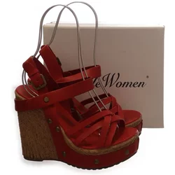 Belle Women - Keilschuhe - Damen - Größe: 36 - Rot