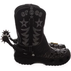 Crocs - Cowboyboots - Damen - Größe: 34/35 - Schwarz