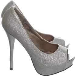 SDS - High Heels - Damen - Größe: 38.5 - Silber